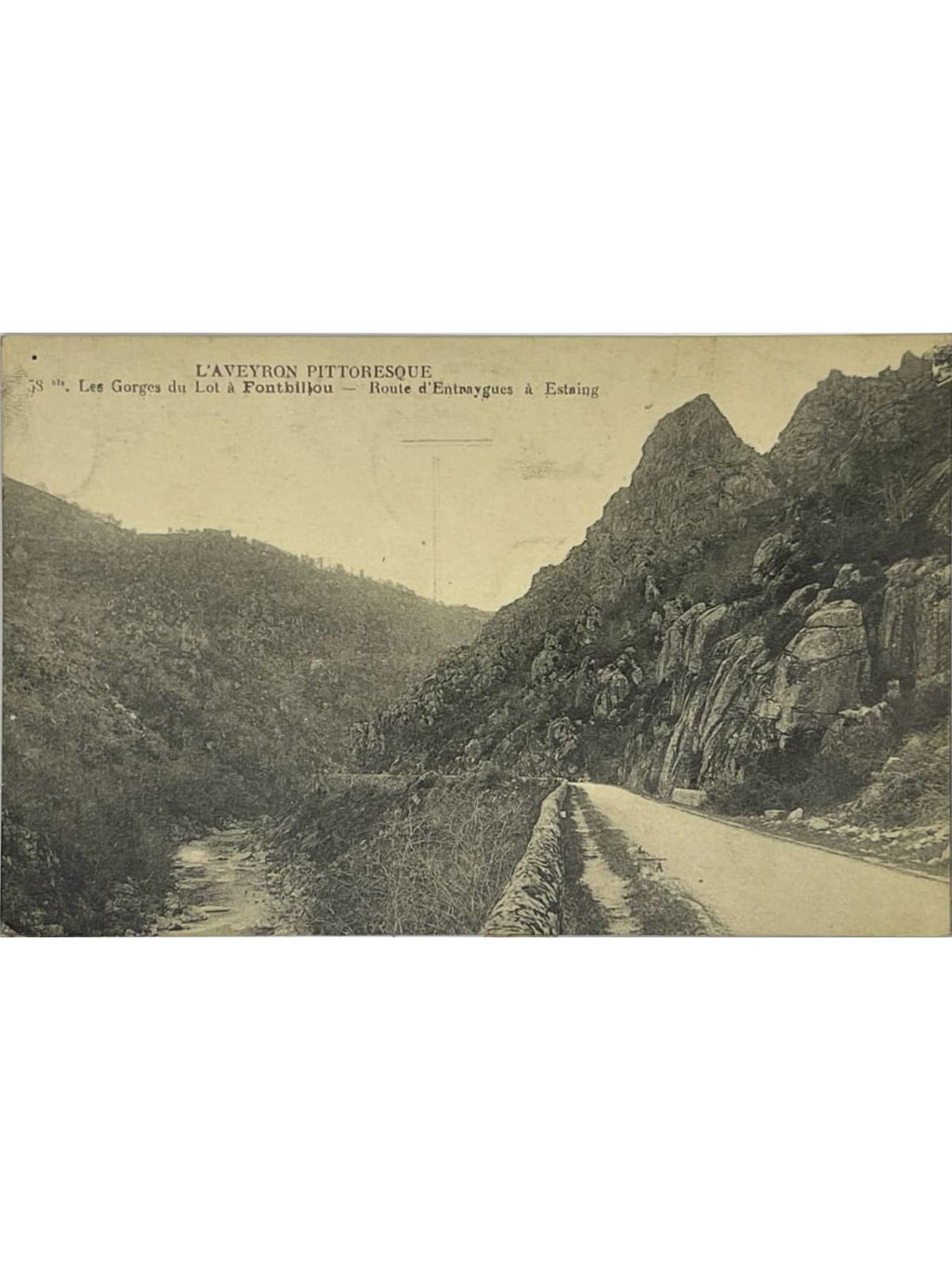 Recto de la carte postale