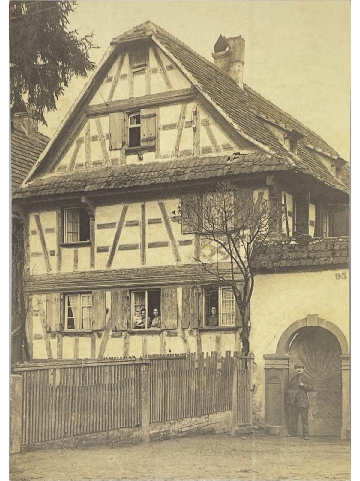 Recto de la carte postale