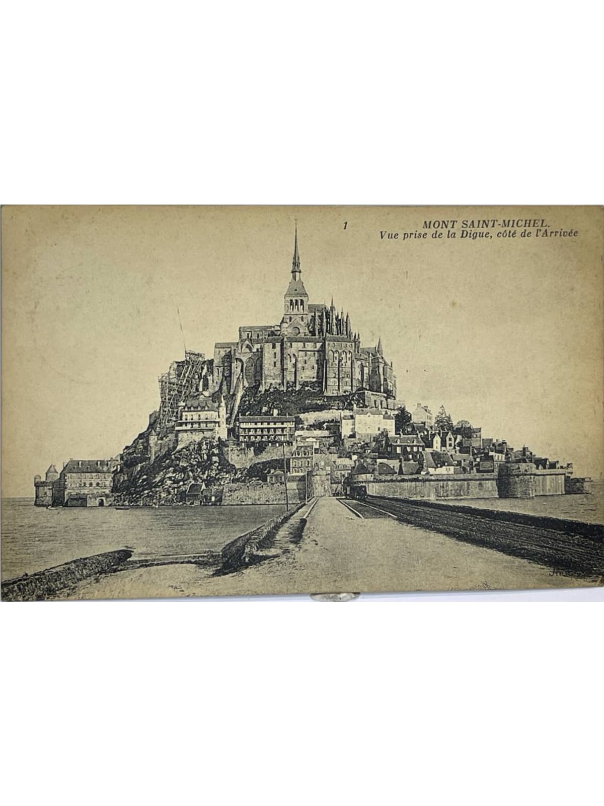 Recto de la carte postale