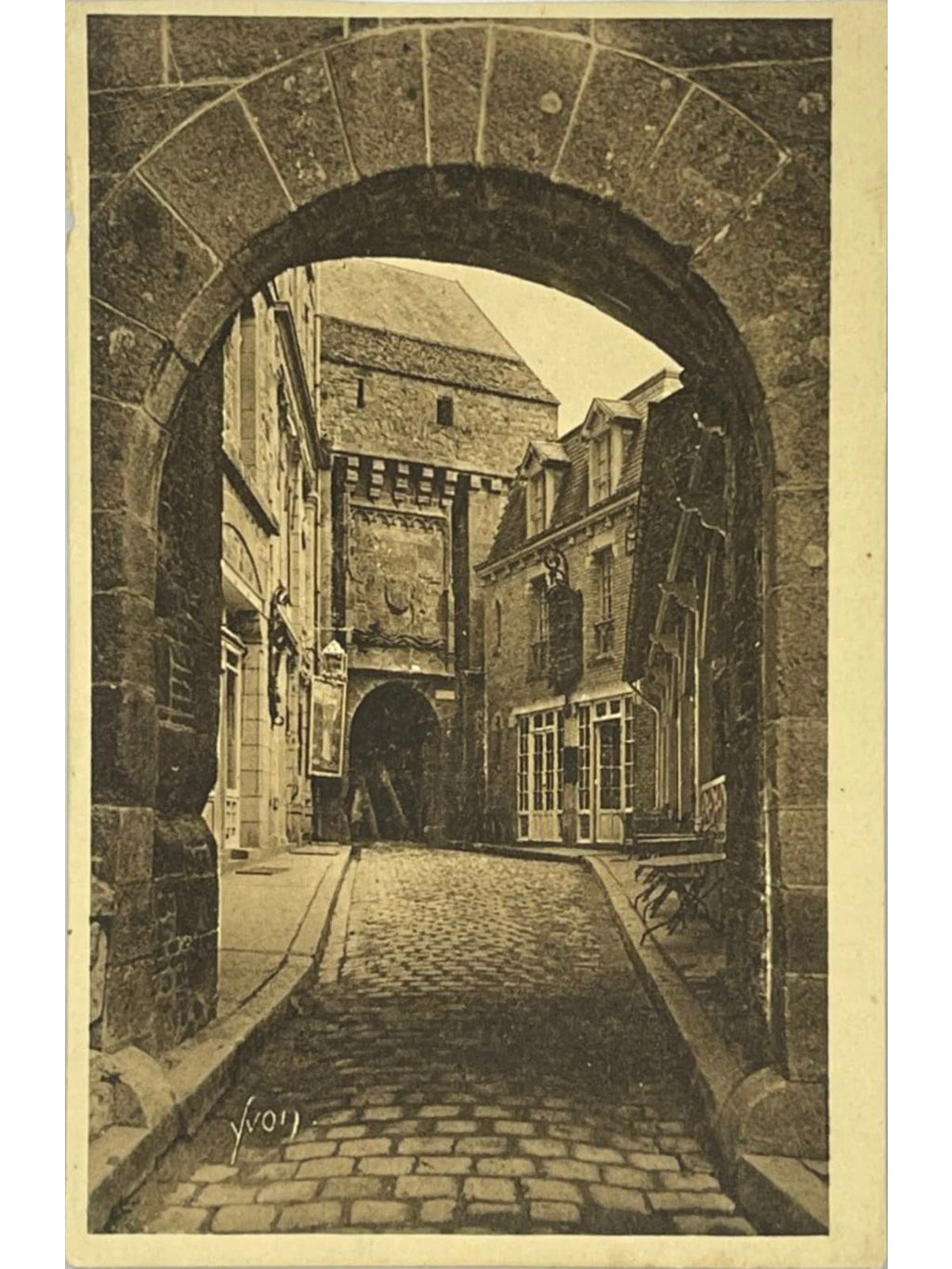 Recto de la carte postale