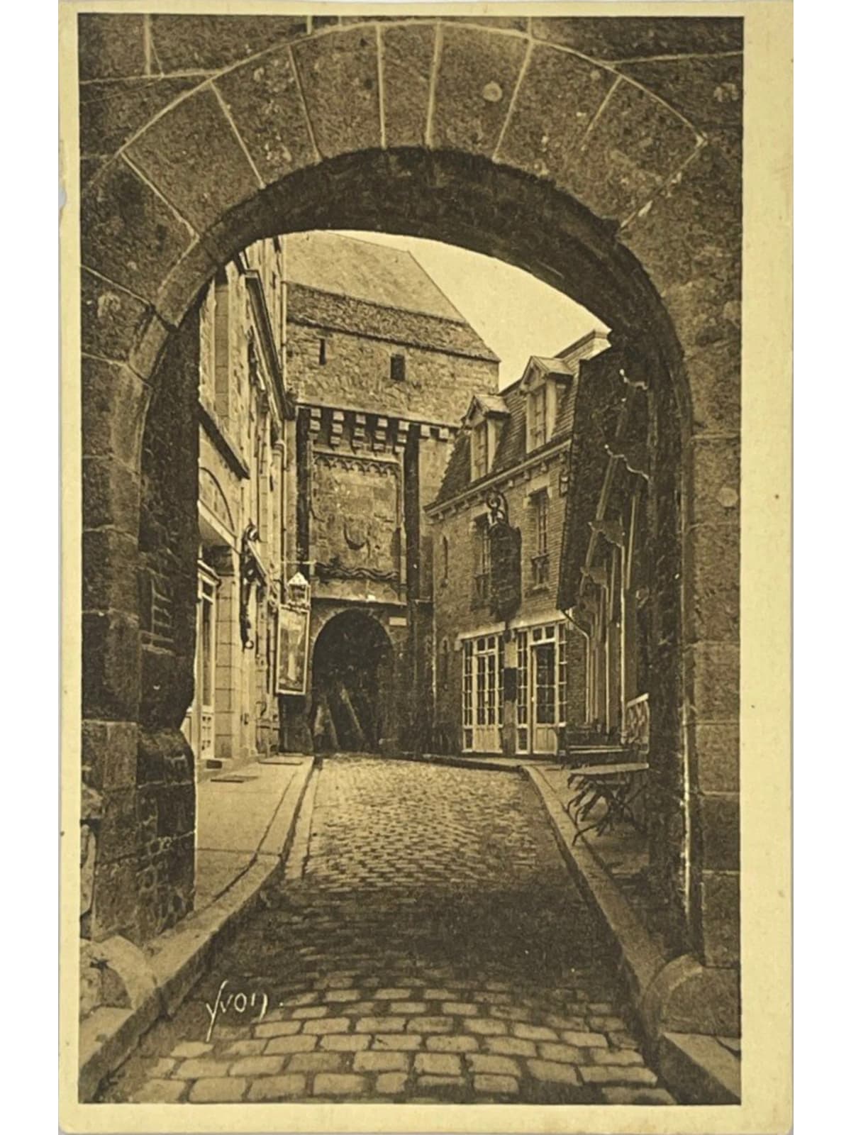 Recto de la carte postale