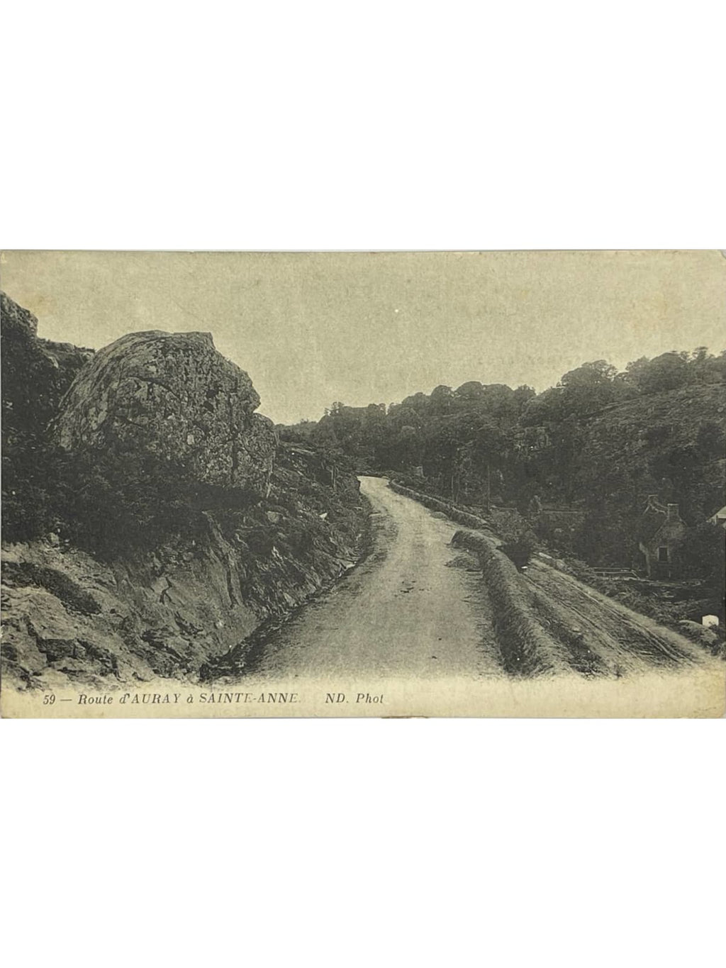 Recto de la carte postale