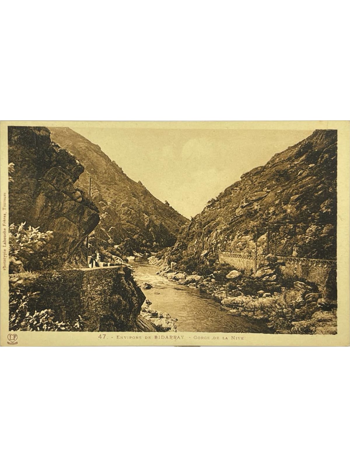 Recto de la carte postale