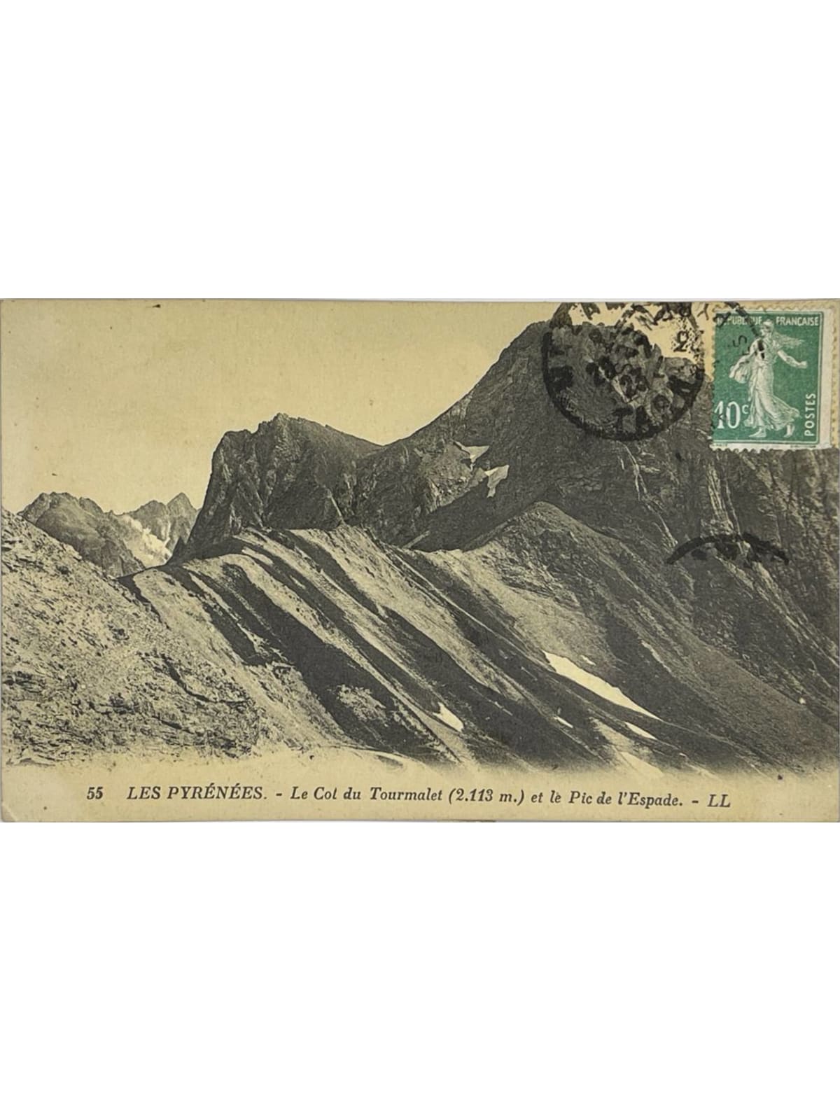Recto de la carte postale