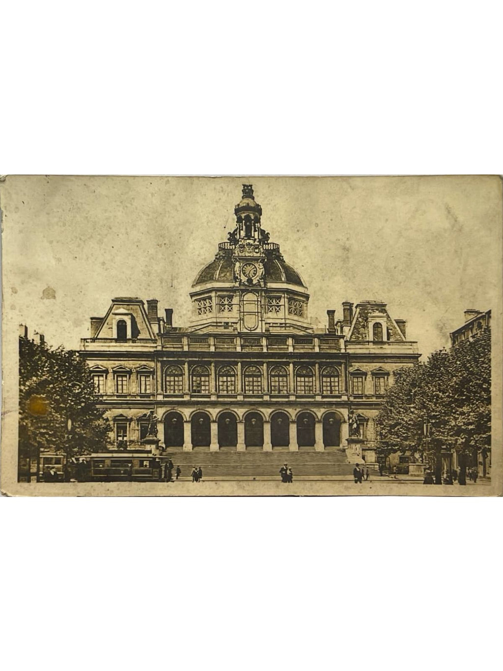 Recto de la carte postale