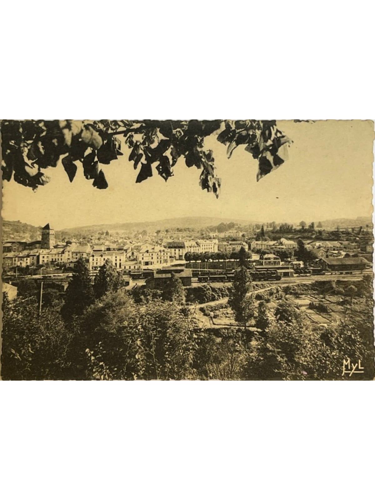 Recto de la carte postale