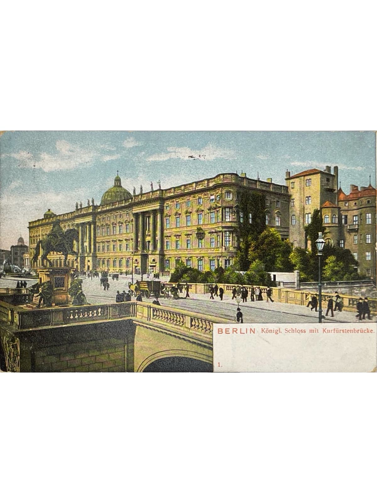 Recto de la carte postale