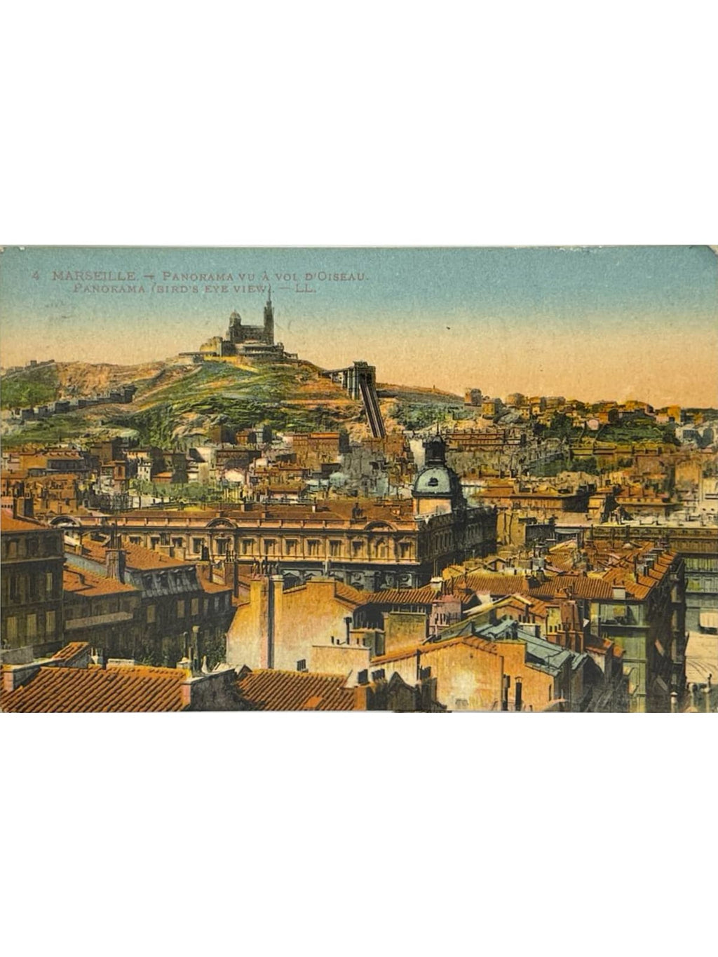 Recto de la carte postale