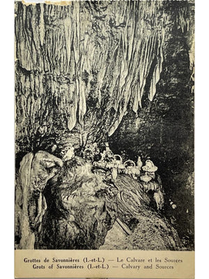 Savonnières (Indre-et-Loire) – Grottes, le Calvaire et les Sources – CPSM
