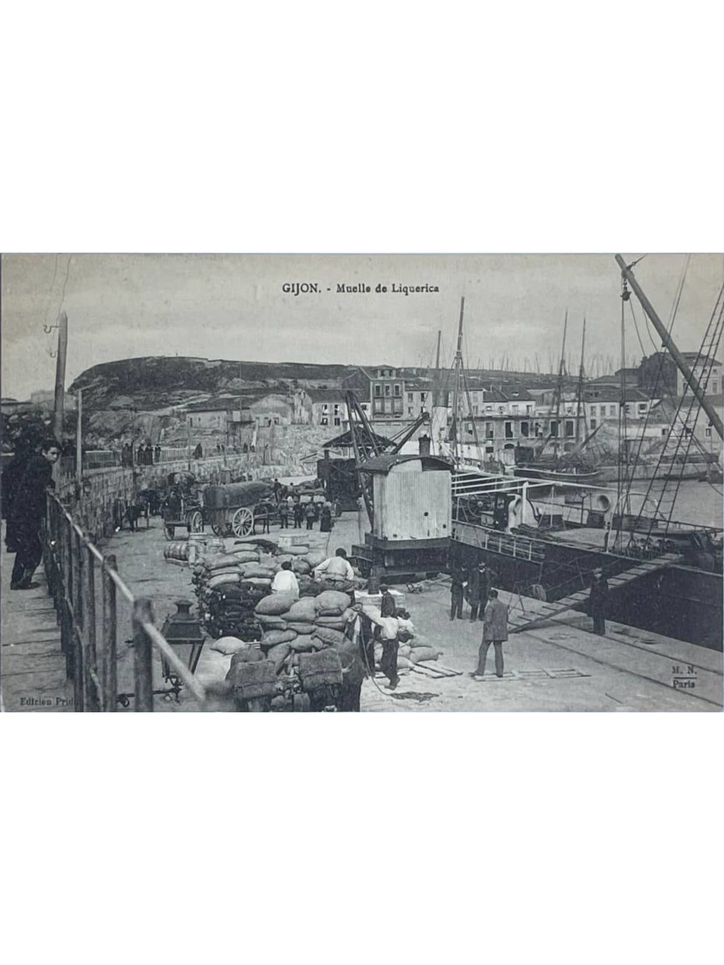 Recto de la carte postale