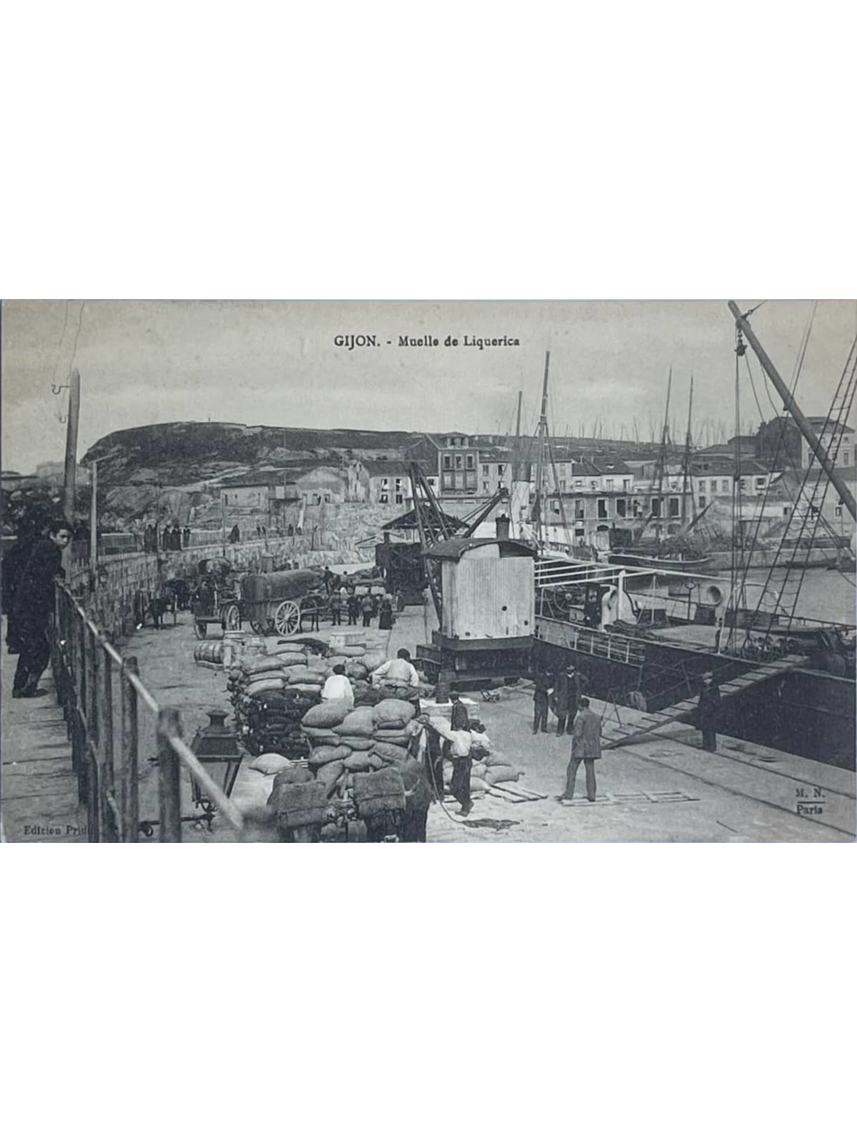 Recto de la carte postale