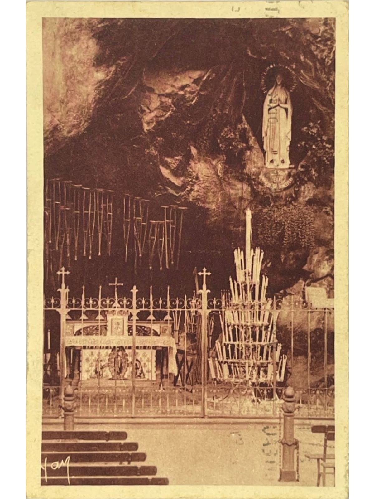 Recto de la carte postale