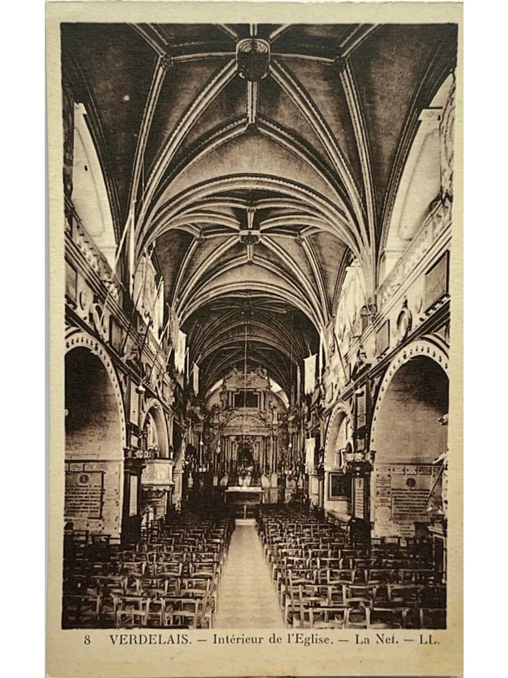 Recto de la carte postale