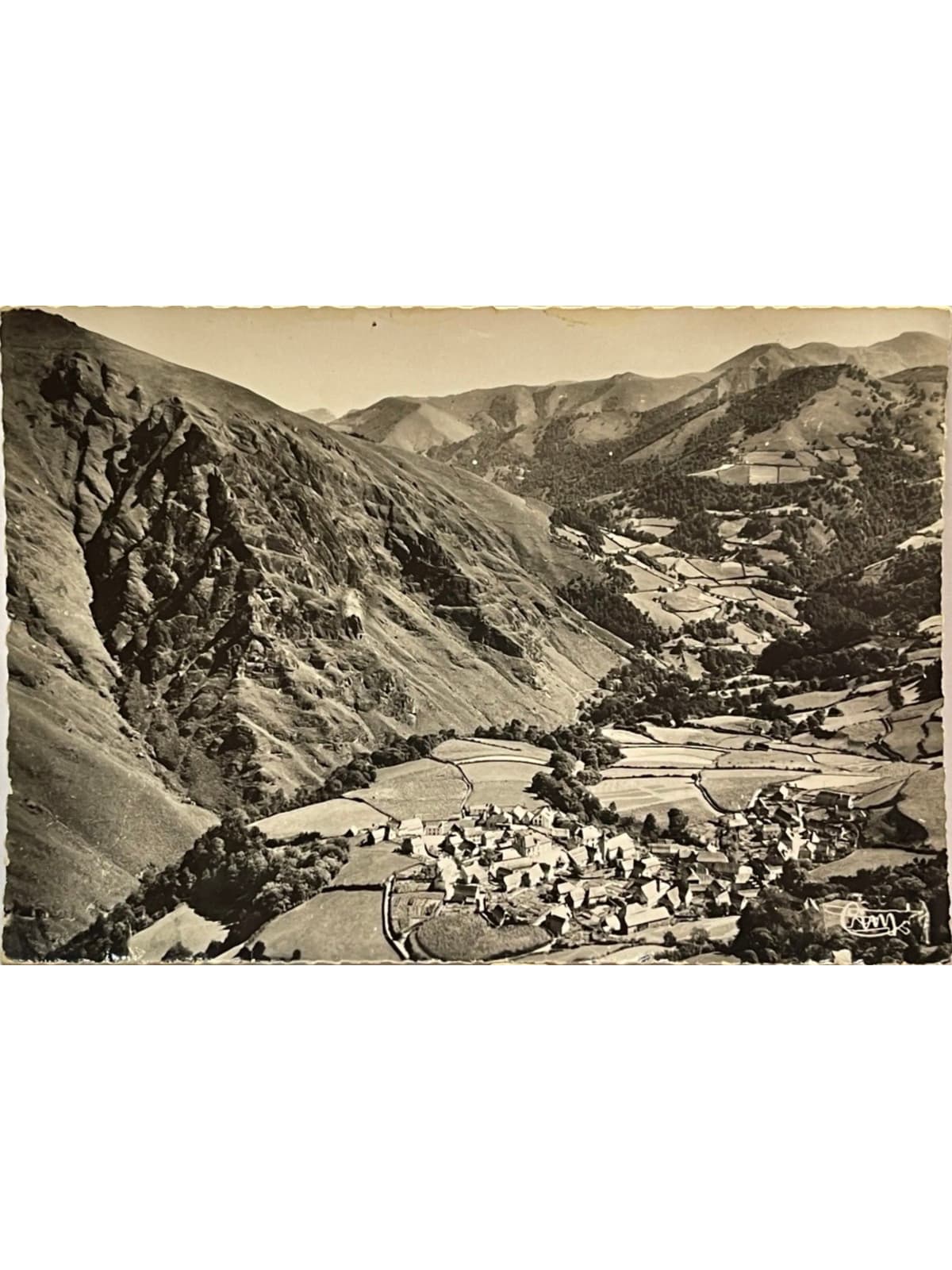 Recto de la carte postale