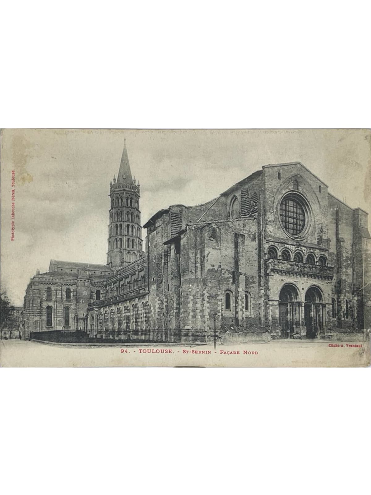 Recto de la carte postale