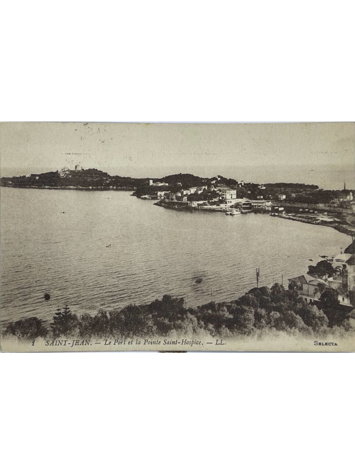 Recto de la carte postale
