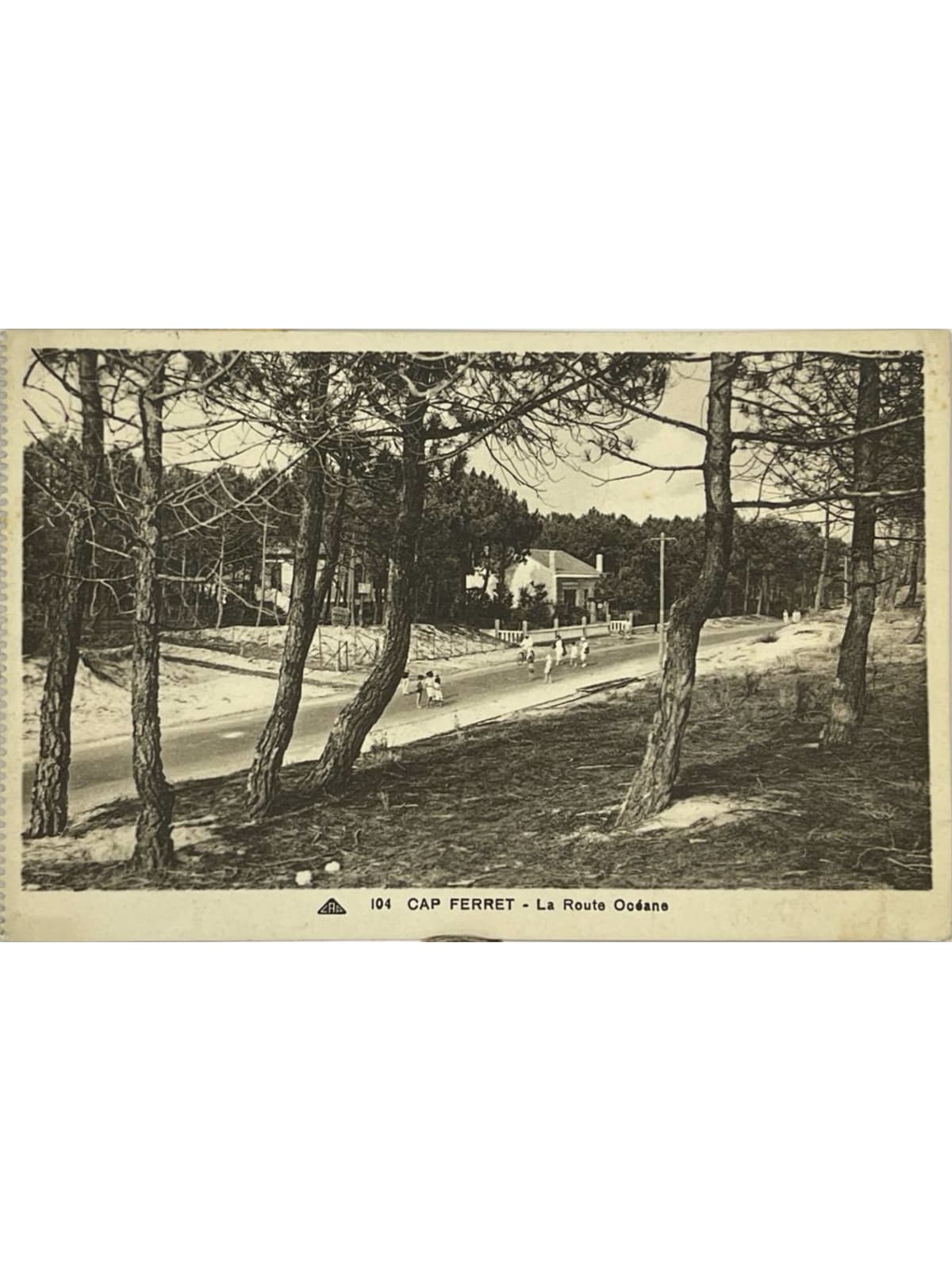 Recto de la carte postale