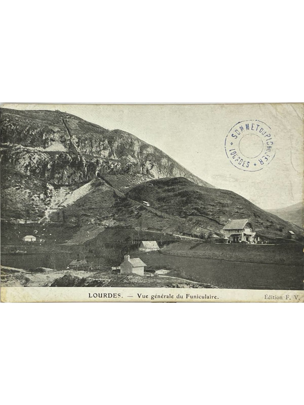 Recto de la carte postale
