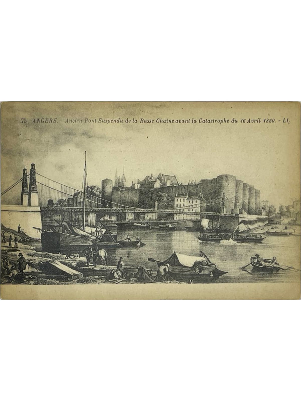 Recto de la carte postale