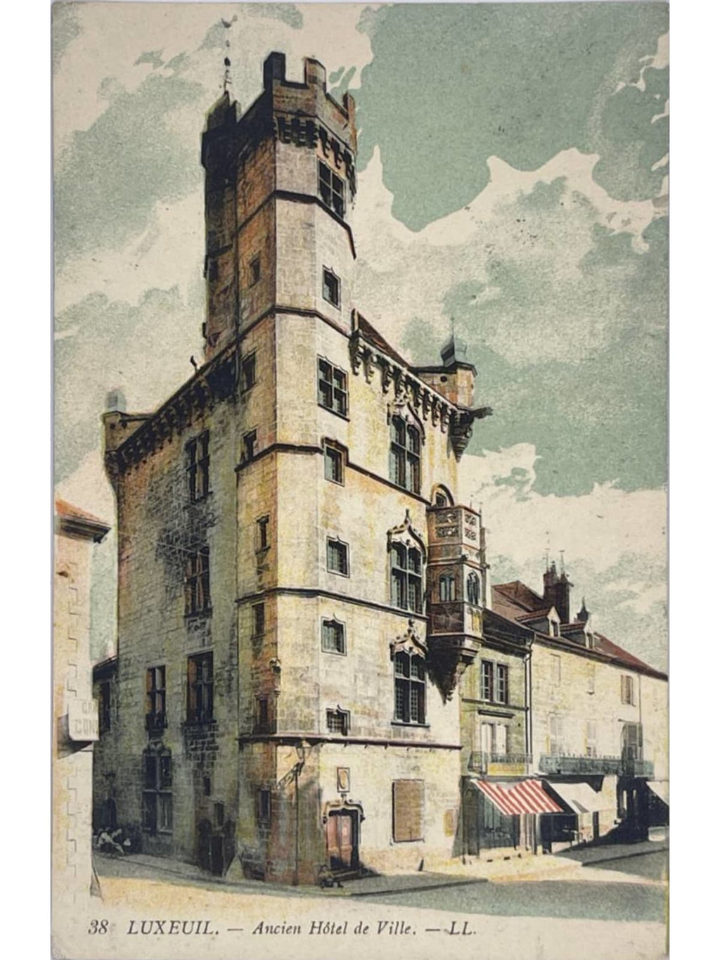 Recto de la carte postale