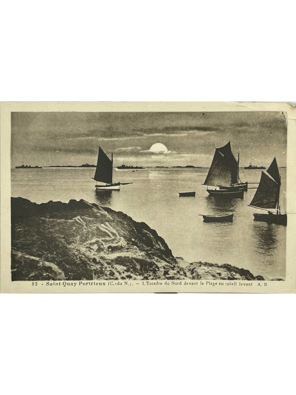Recto de la carte postale
