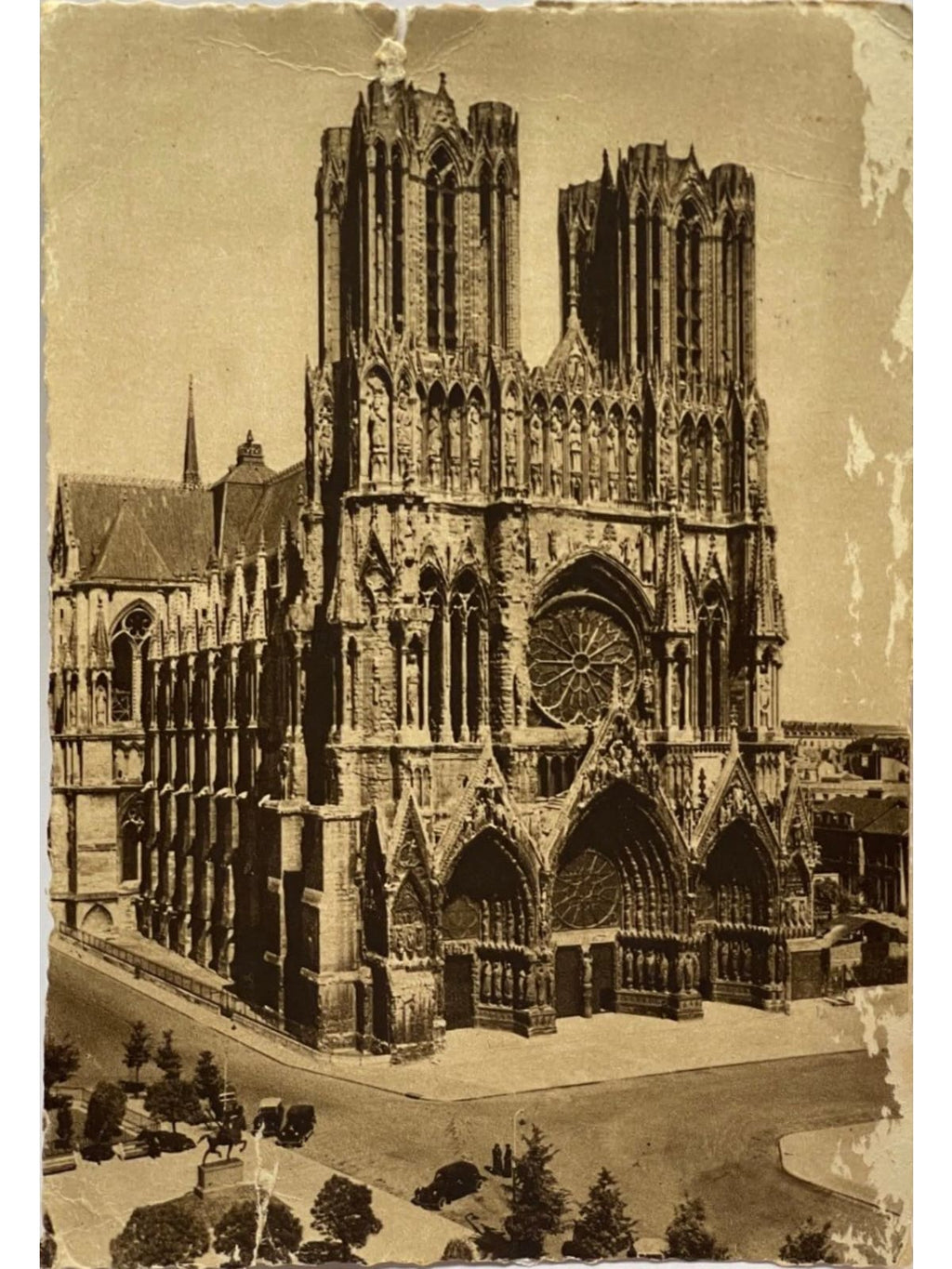 Recto de la carte postale