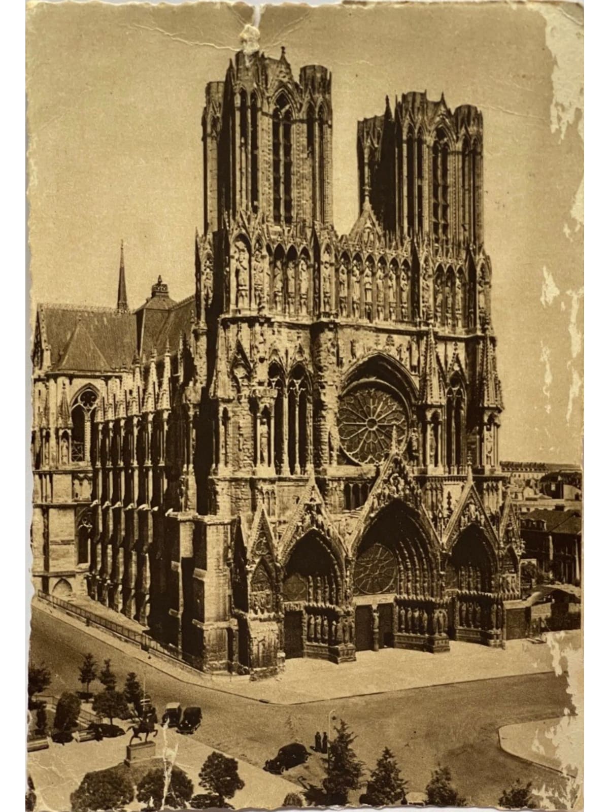 Recto de la carte postale
