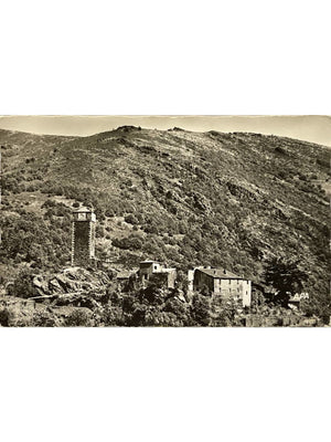 Lespinassière (Aude) – Tour du Vieux Château et Montagne Noire – CPSM 1962