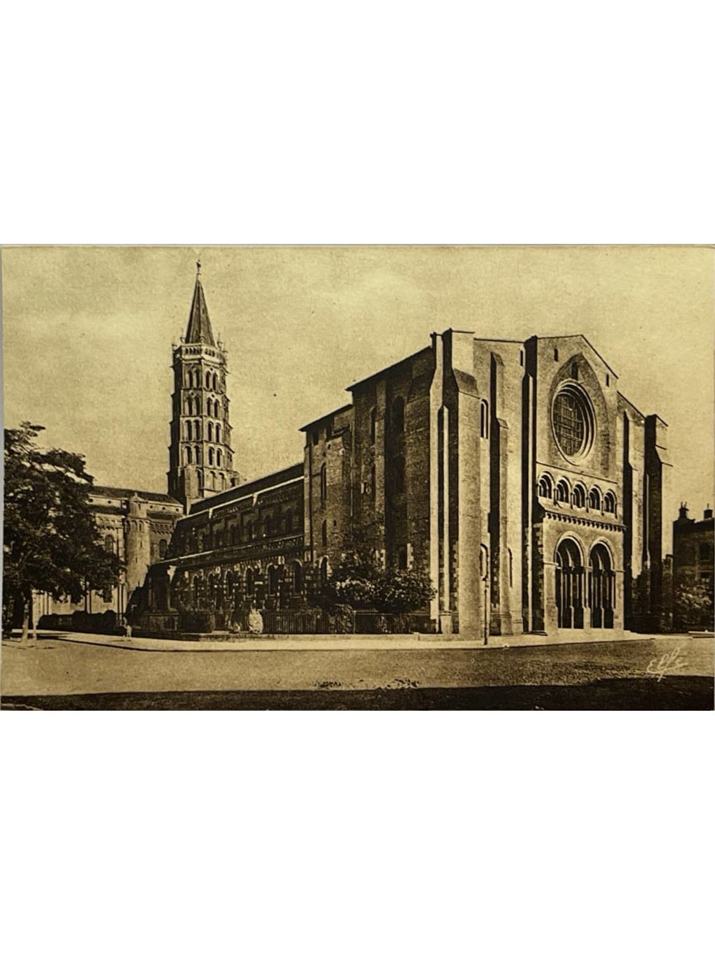 Recto de la carte postale