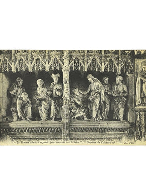 Chartres – Cathédrale Notre-Dame, pourtour du chœur – CPA N.D. Phot. n° 382