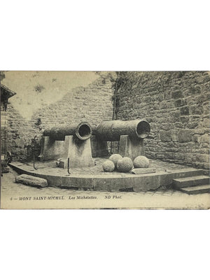 Le Mont-Saint-Michel – Les Michelettes, canons – CPA N.D. Phot. n° 6