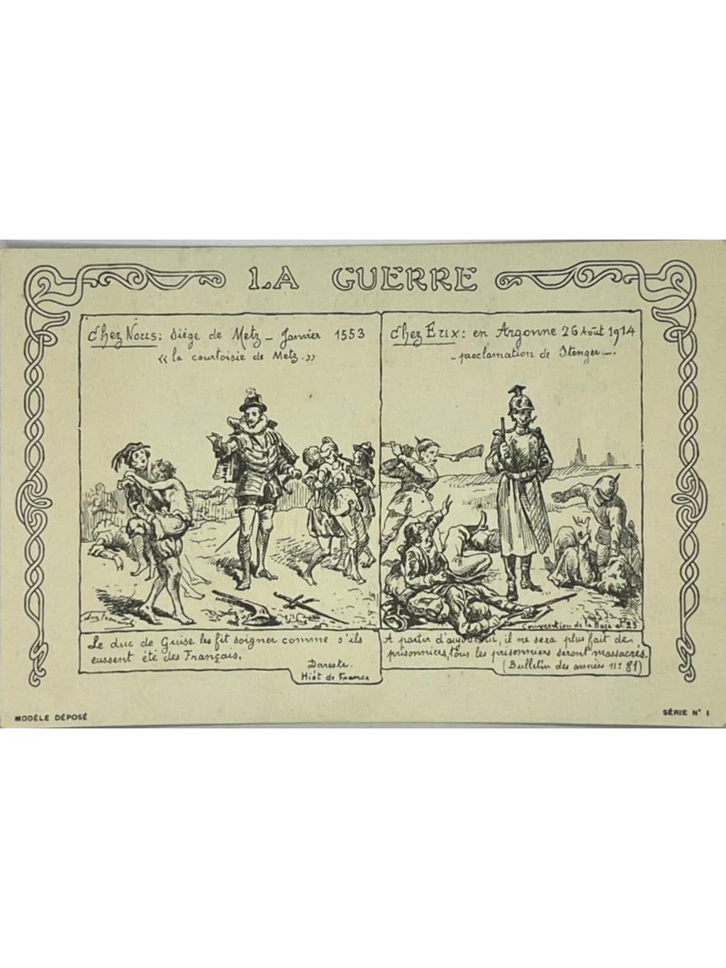 Recto de la carte postale