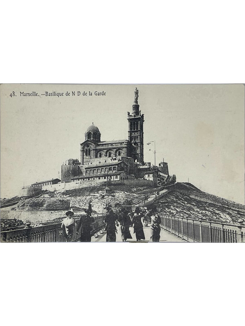Recto de la carte postale