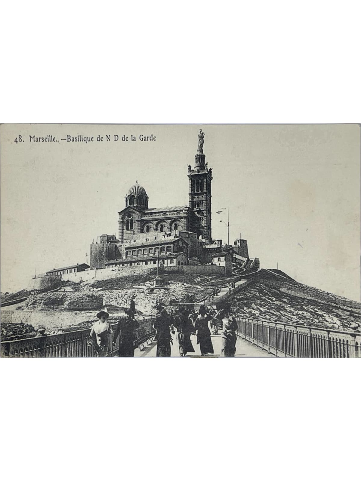 Recto de la carte postale