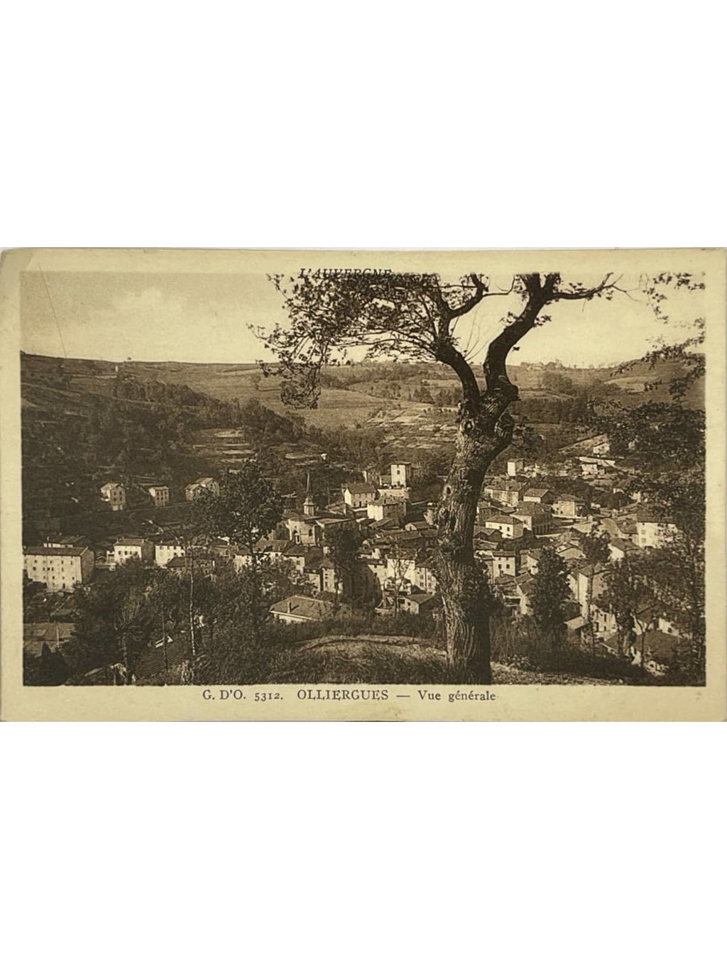 Recto de la carte postale