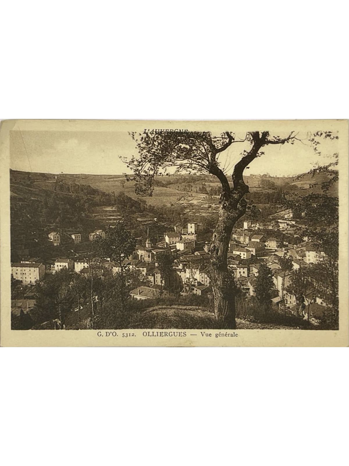 Recto de la carte postale