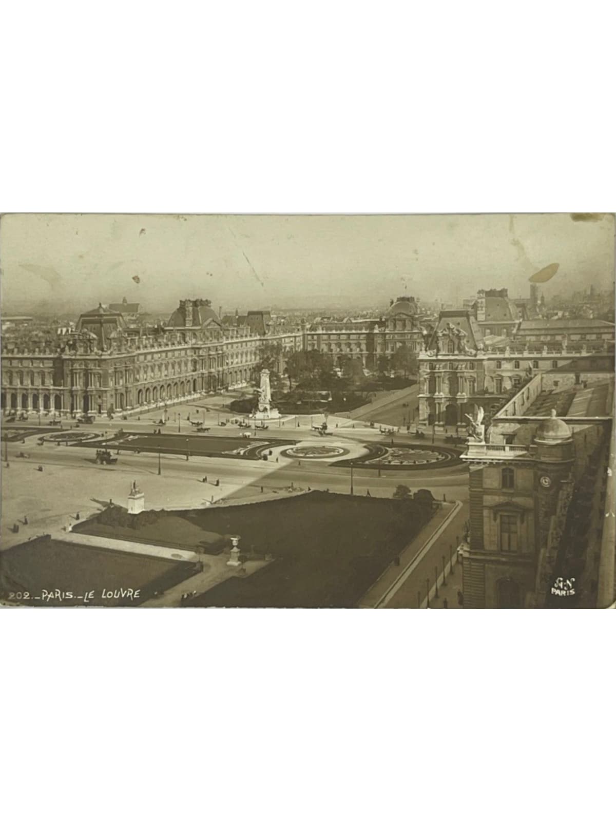Recto de la carte postale