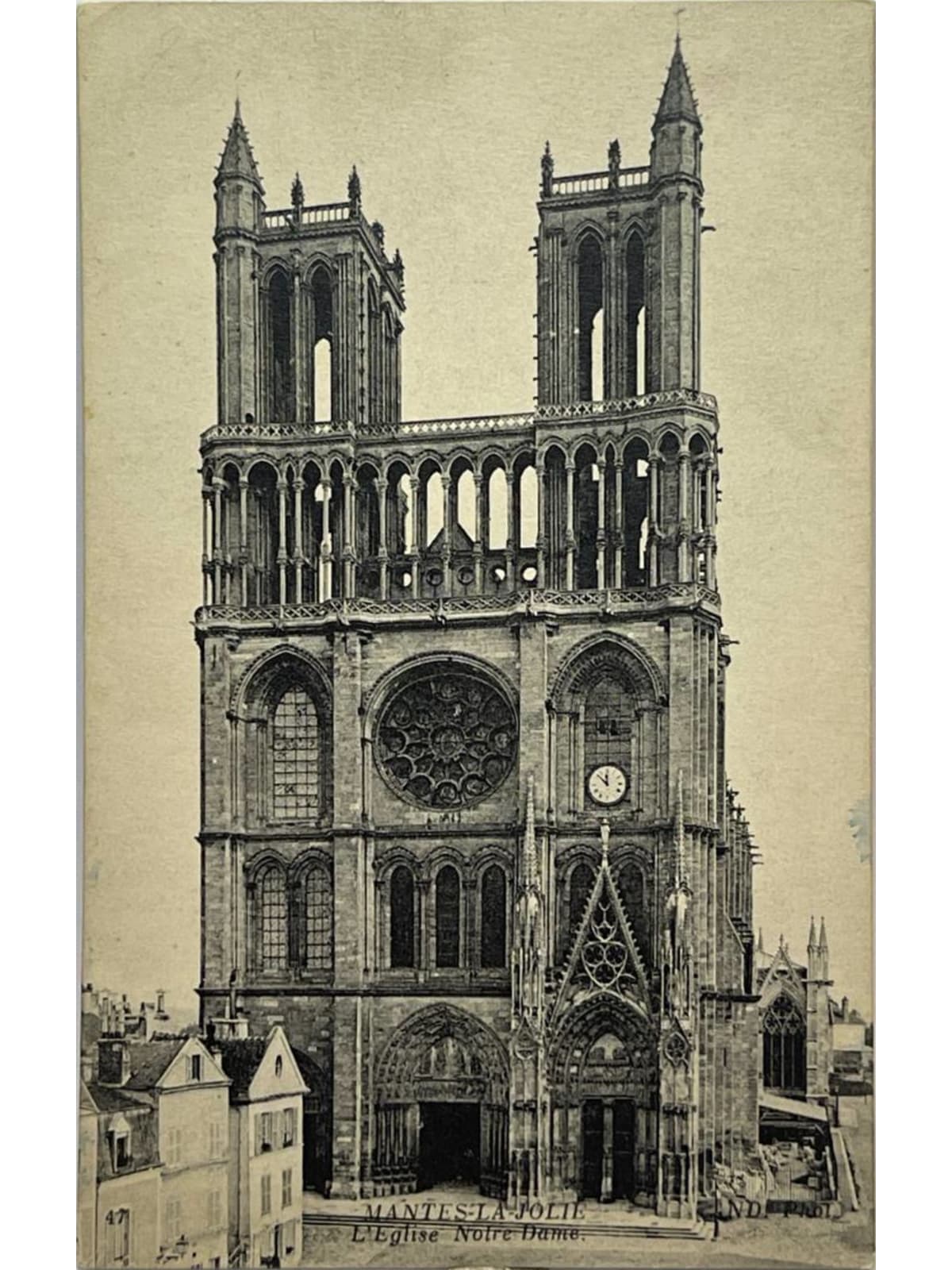 Recto de la carte postale