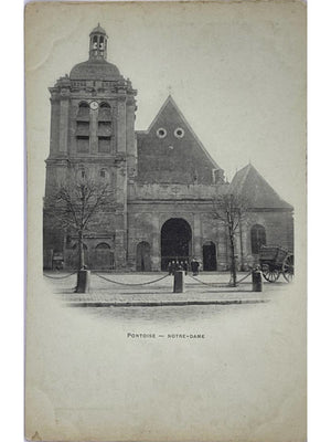Pontoise – Église Notre-Dame – CPA ancienne vers 1900