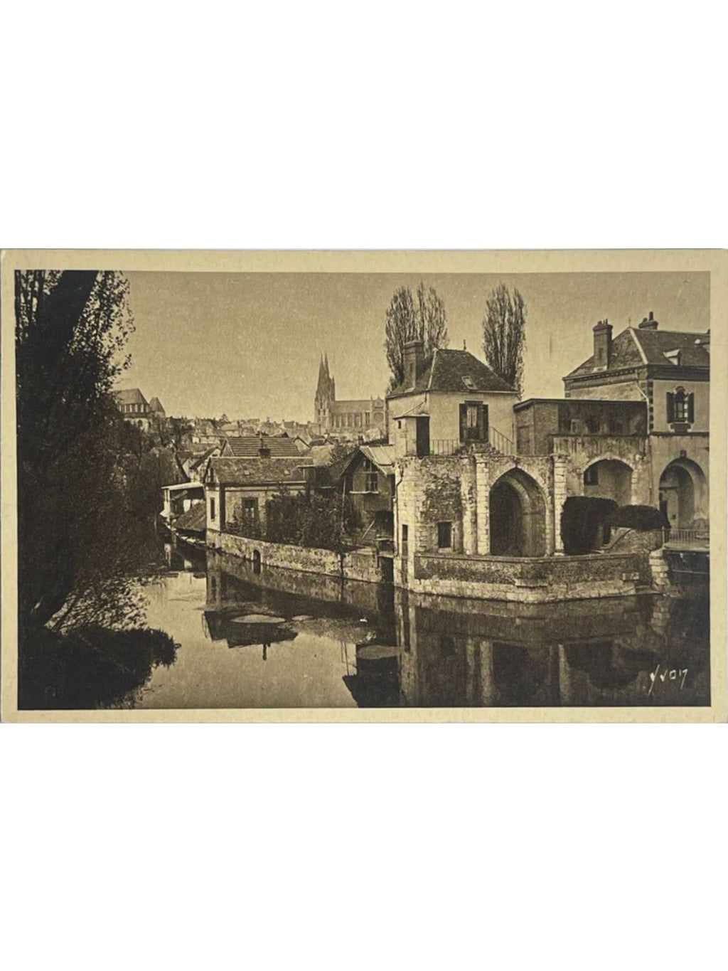Recto de la carte postale
