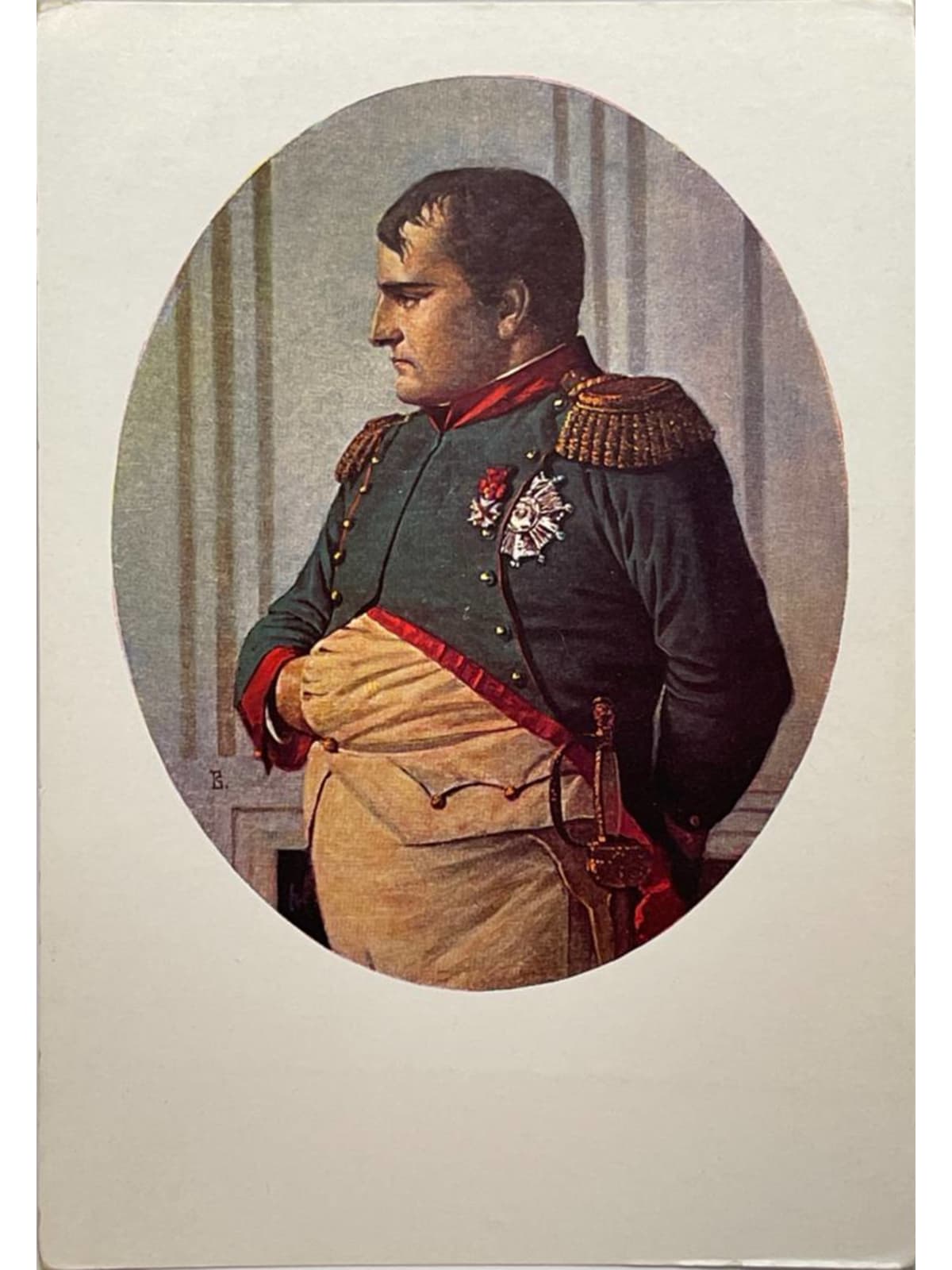 Recto de la carte postale