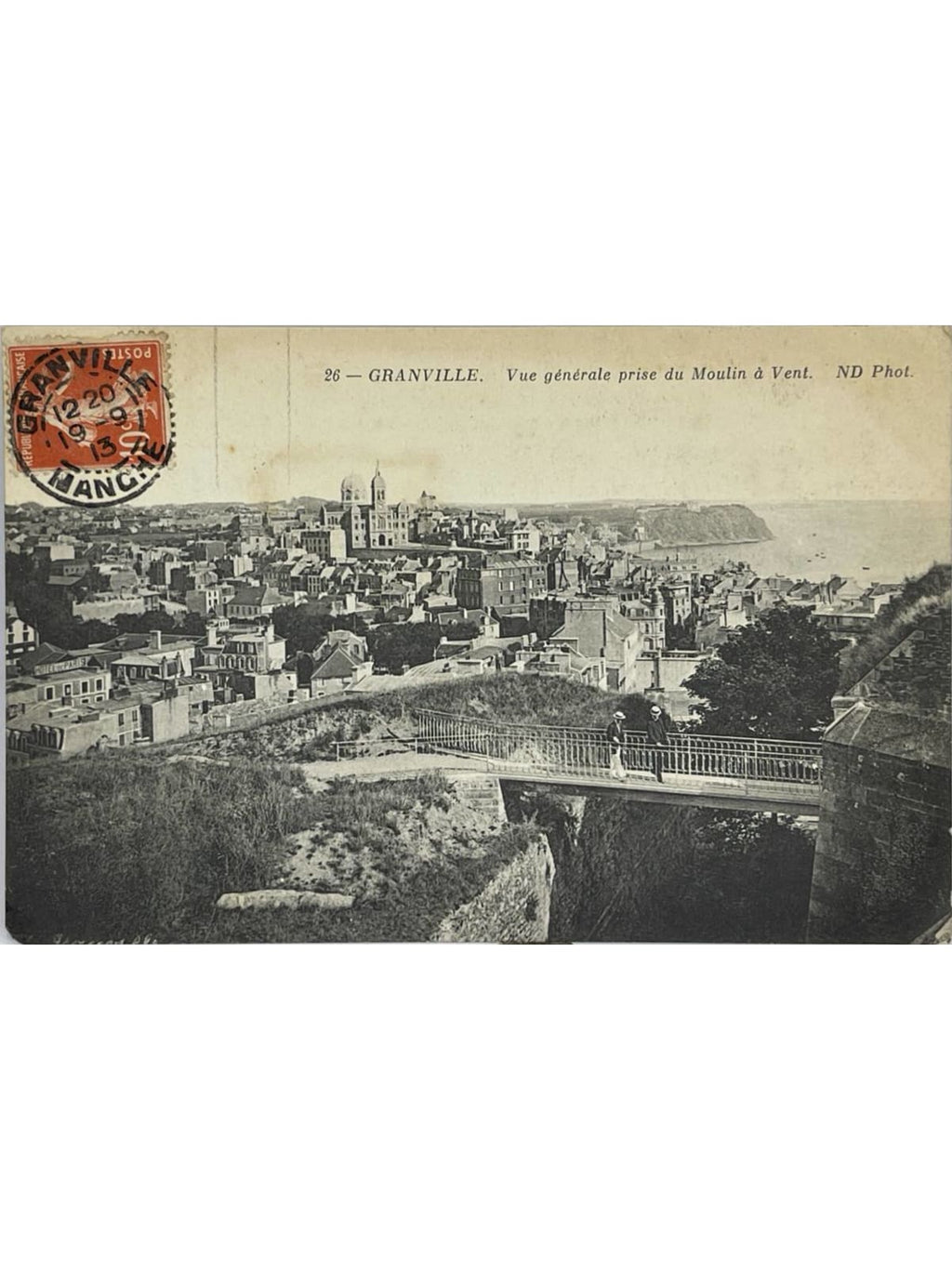 Recto de la carte postale