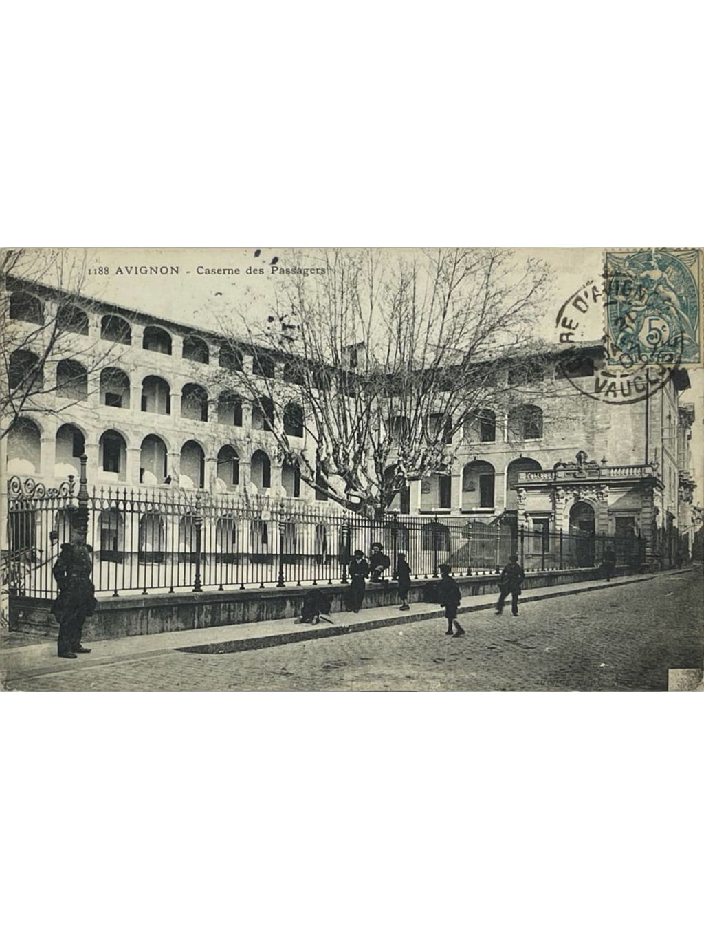 Recto de la carte postale
