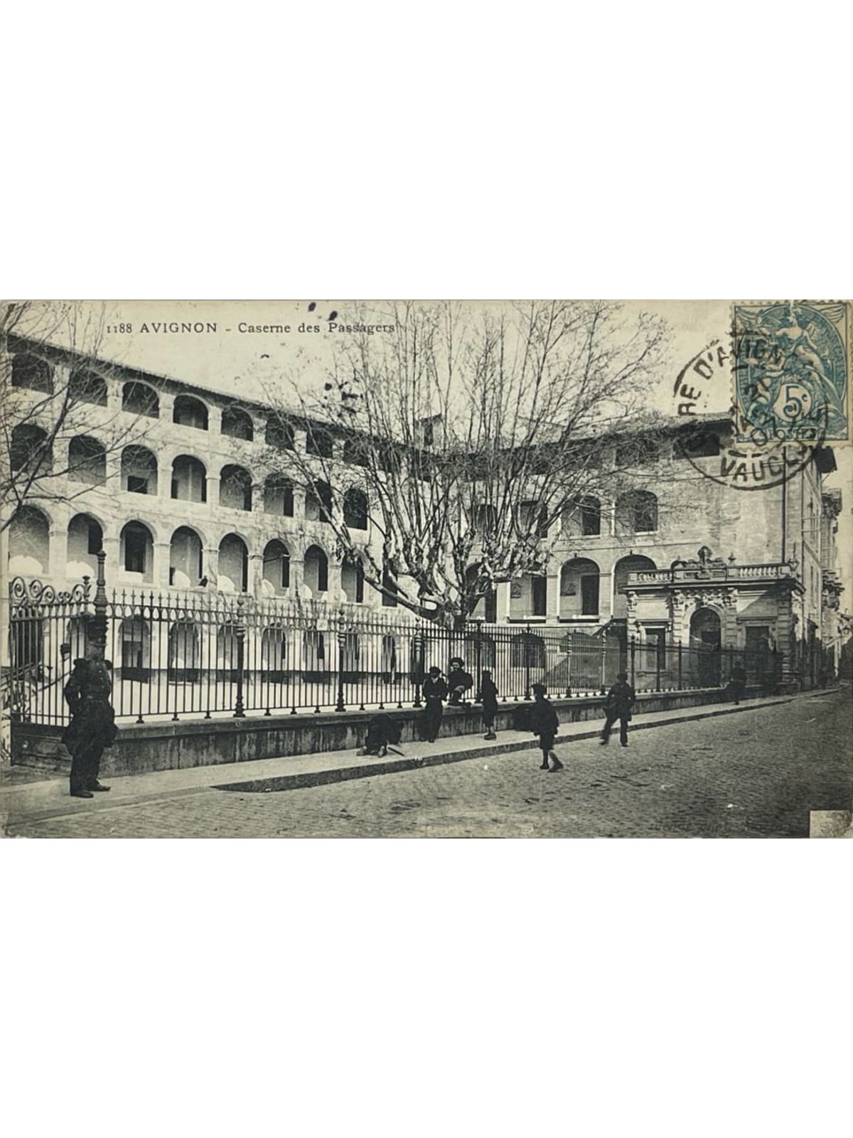 Recto de la carte postale