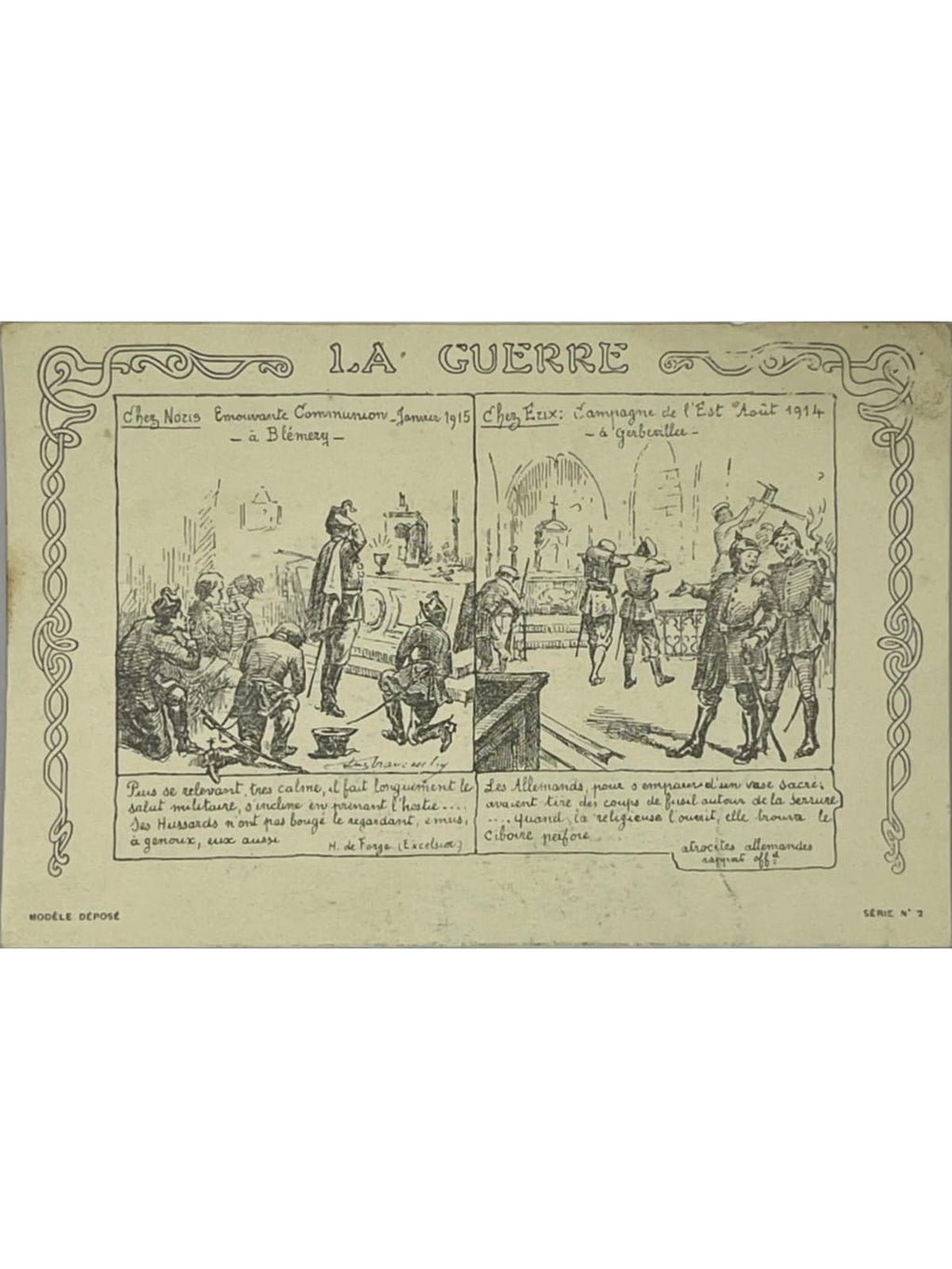 Recto de la carte postale