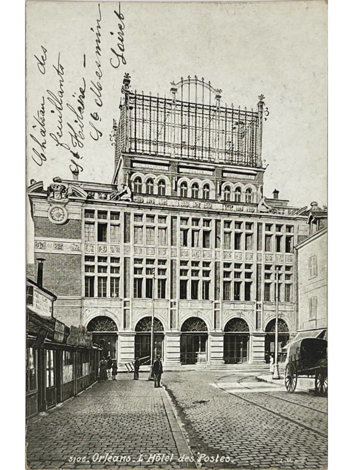 Recto de la carte postale