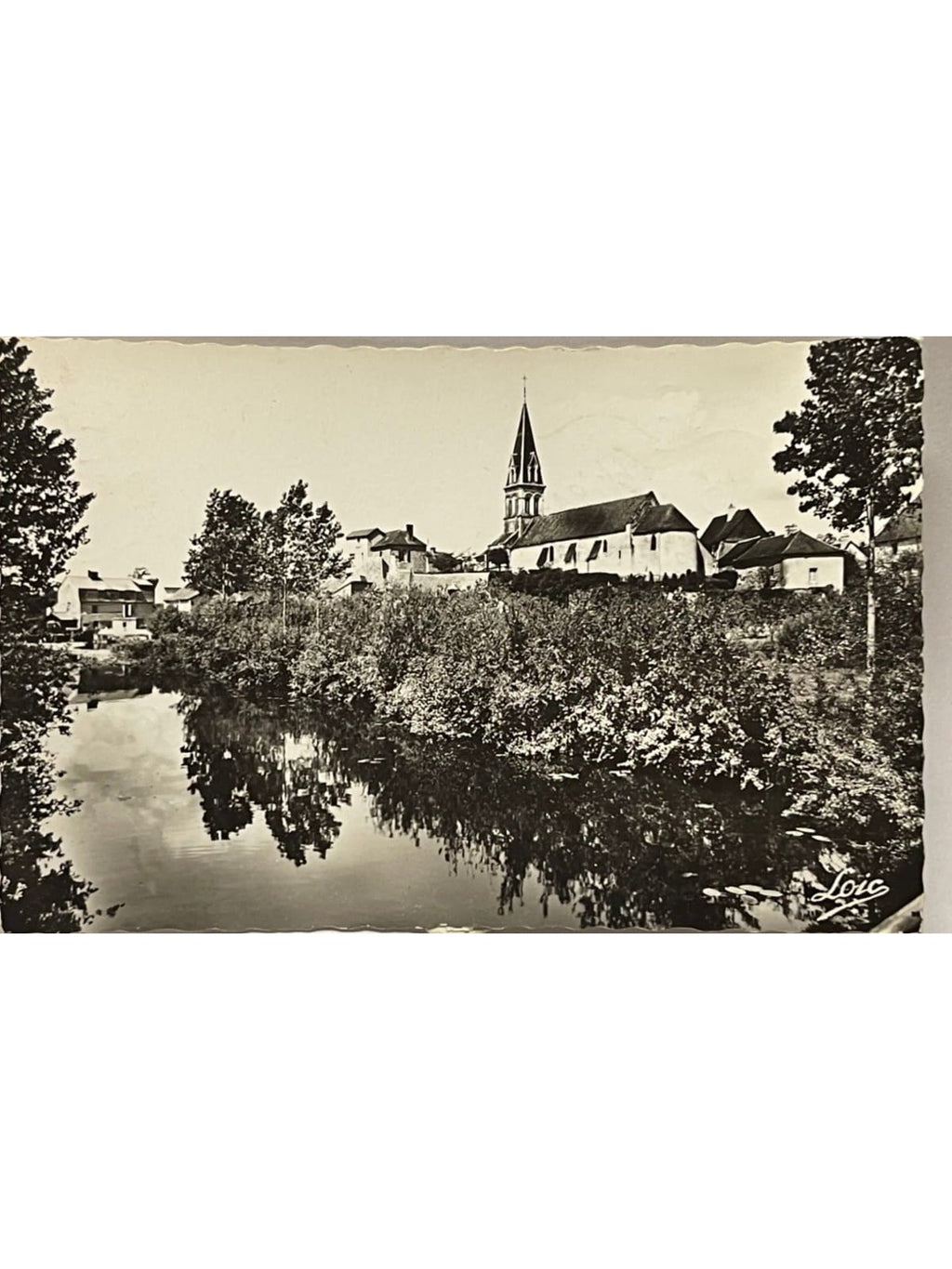 Recto de la carte postale