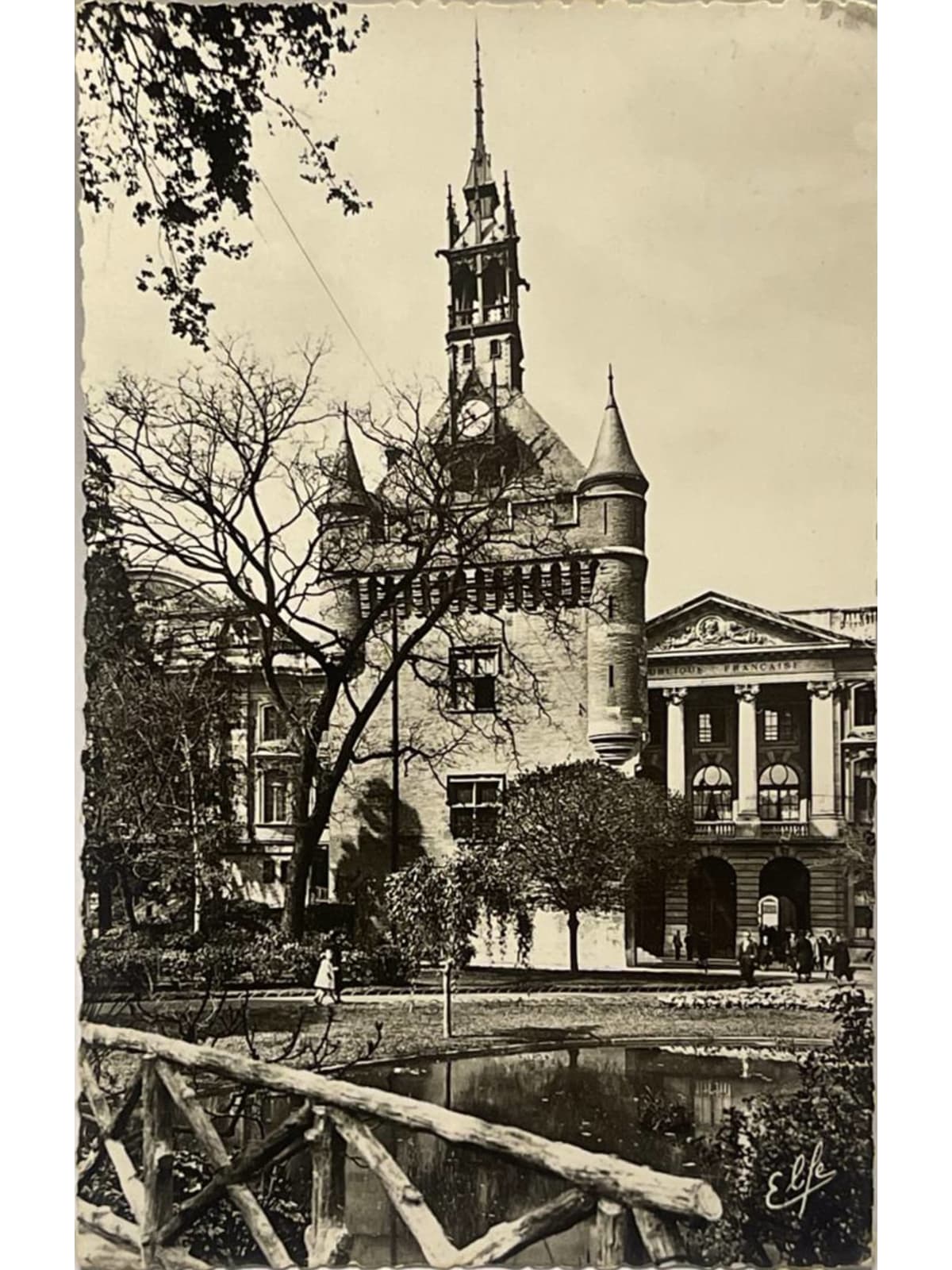 Recto de la carte postale