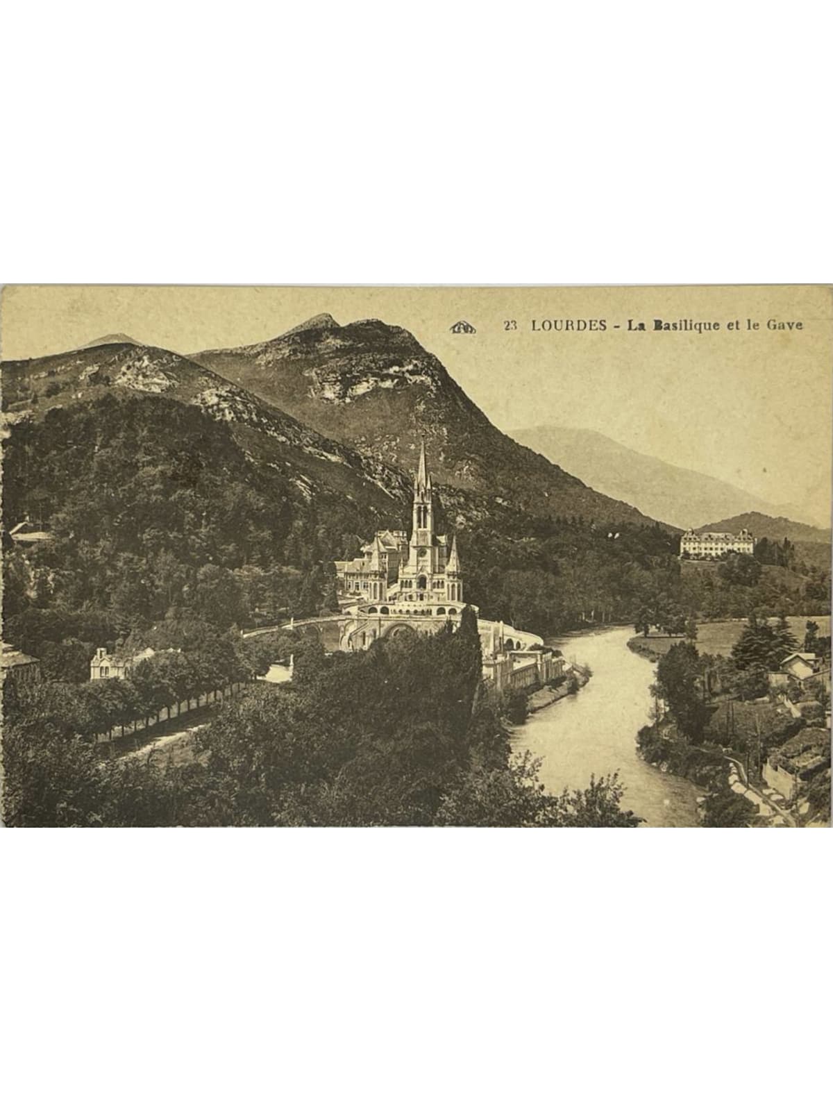 Recto de la carte postale