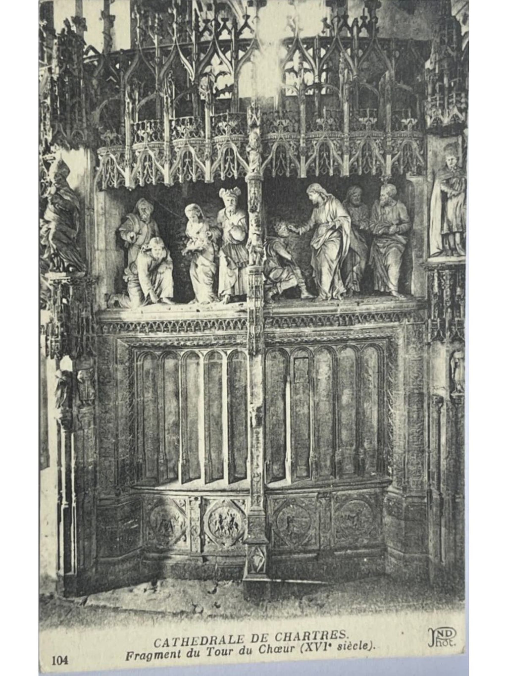 Recto de la carte postale